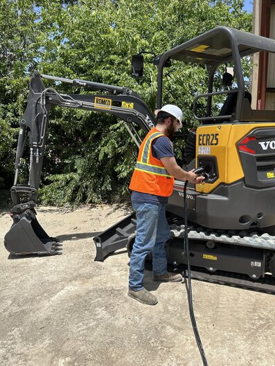 Volvo ECR25 Compact électrique