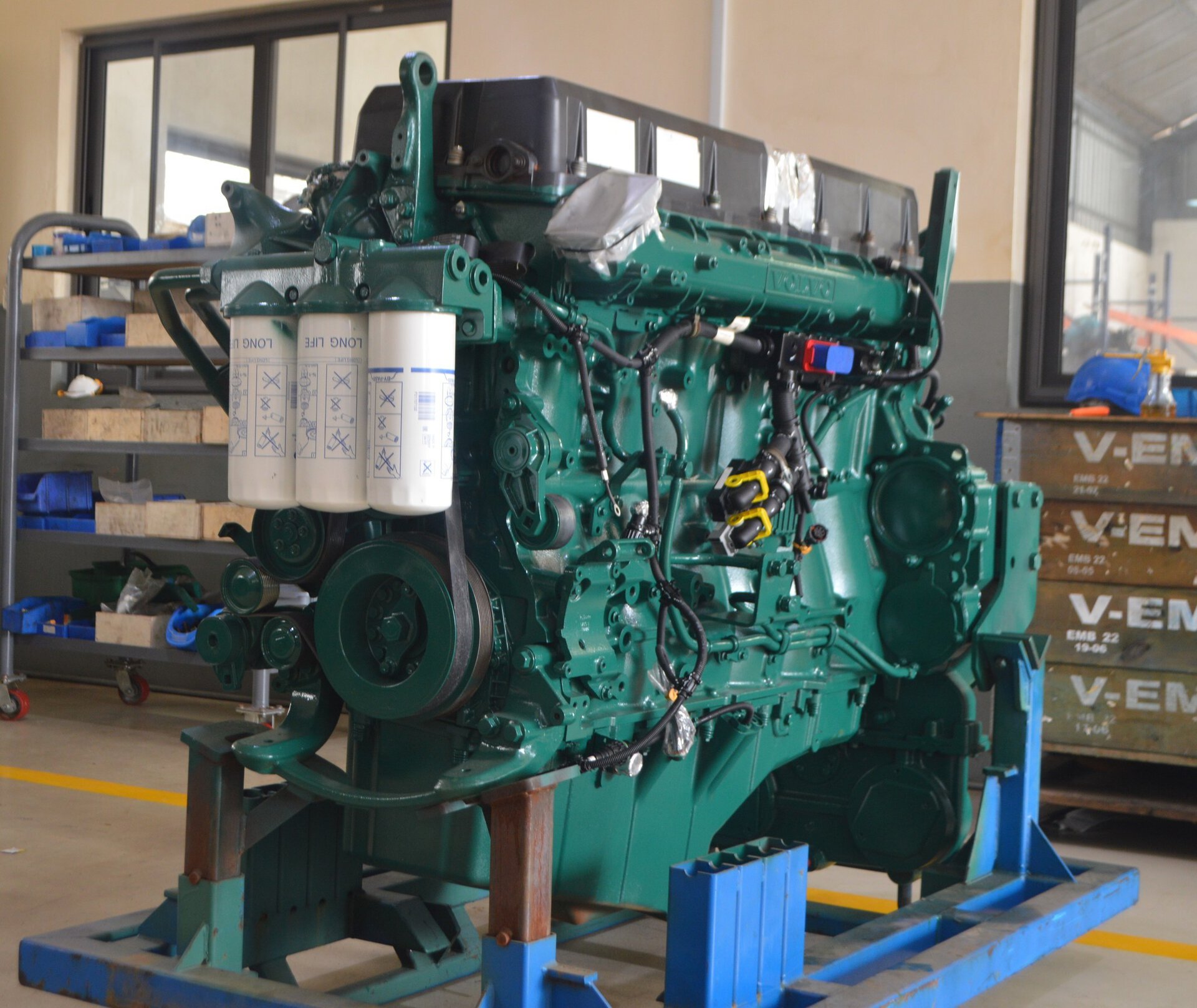Premium Volvo Penta industrial engine optimized for heavy-duty power generation and off-road machinery in African mining and construction sectors.