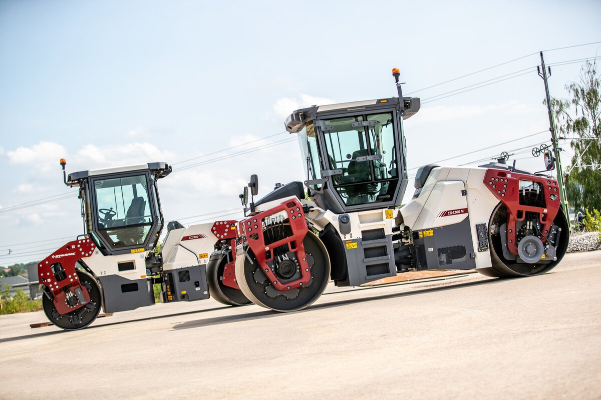 Integrated Dynapac compaction fleet featuring soil and tandem rollers designed for structural integrity from deep foundations to final surface sealing