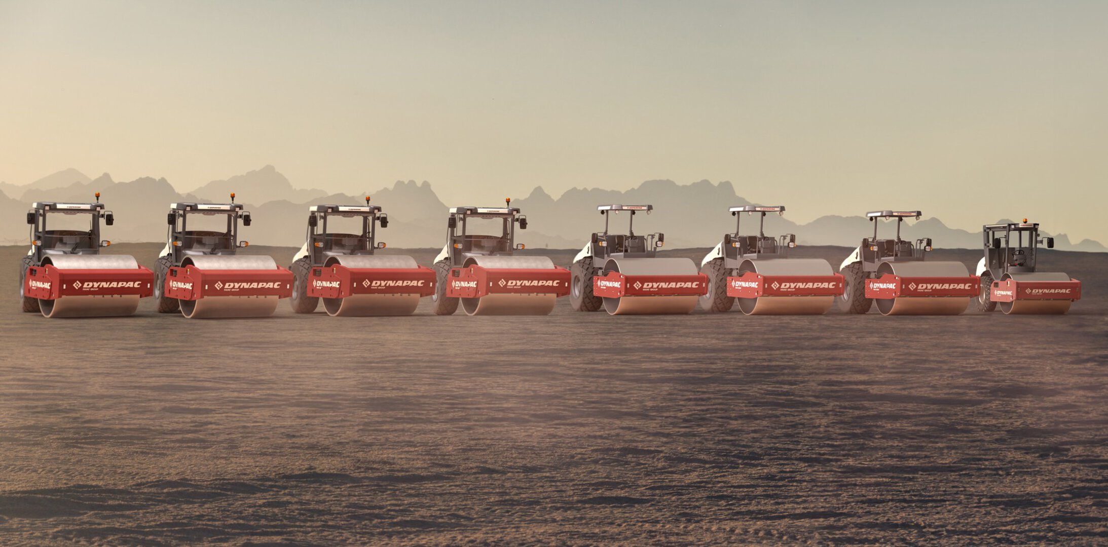 A premium lineup of high-performance Dynapac soil and asphalt compactors engineered for maximum density and stability in every terrain